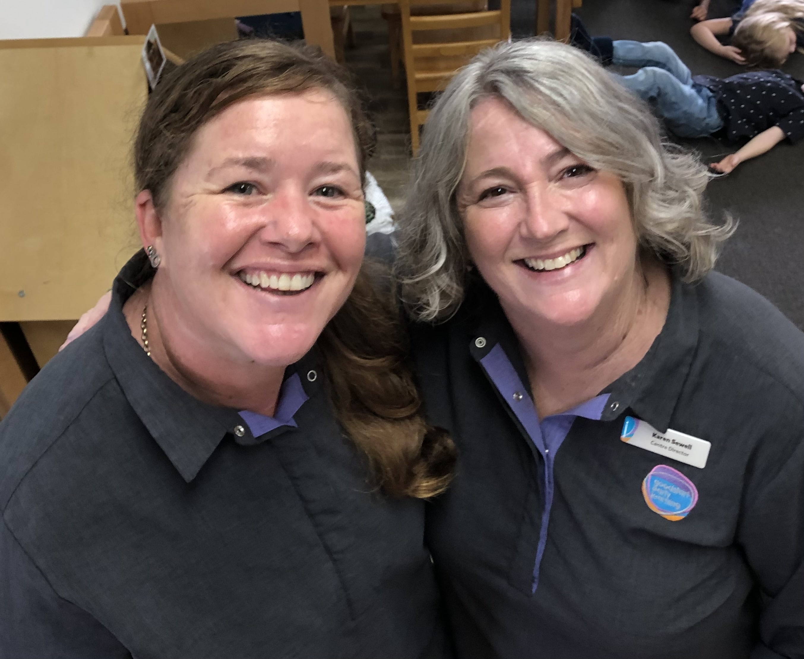 Karen (right) and her team run regular community initiatives