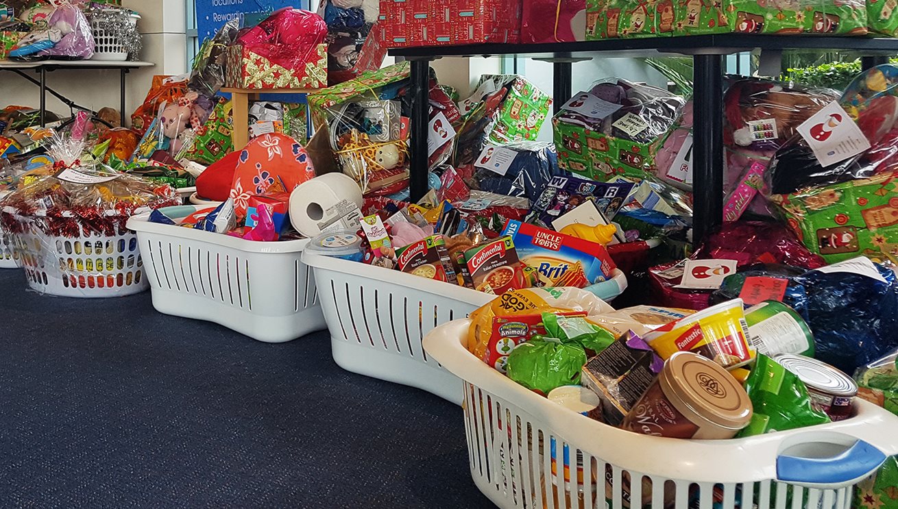 Goodstart's huge Christmas hamper donation Goodstart