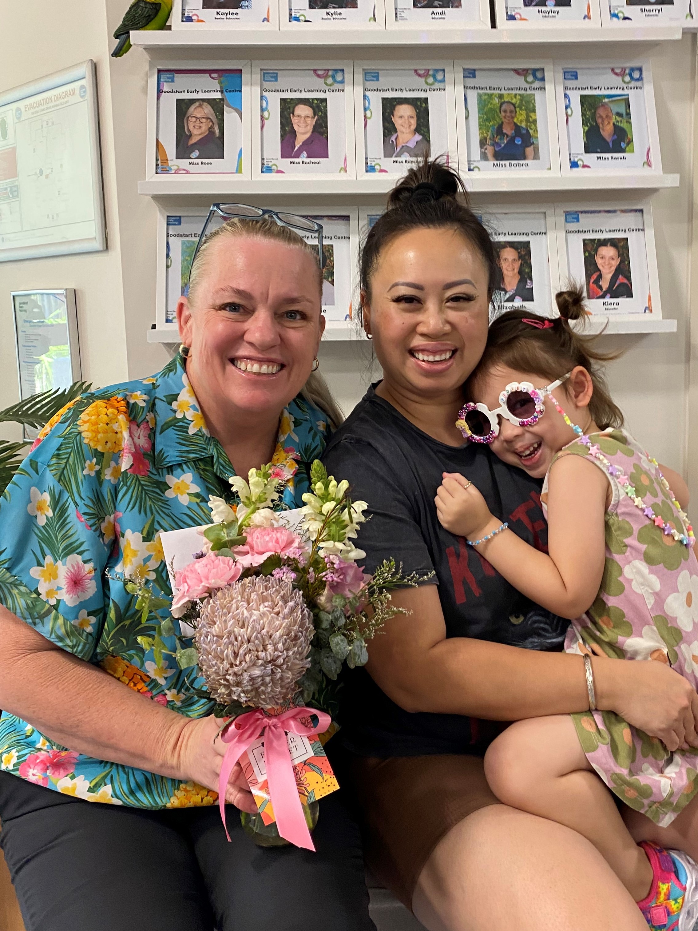 Stacey (left) loves living and working in Townsville