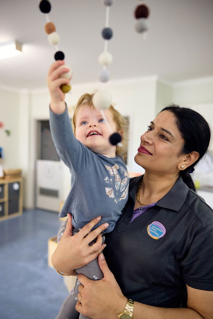 Before babies can talk, crawl or walk, they explore the world by reaching, grasping, squeezing, pulling and letting go